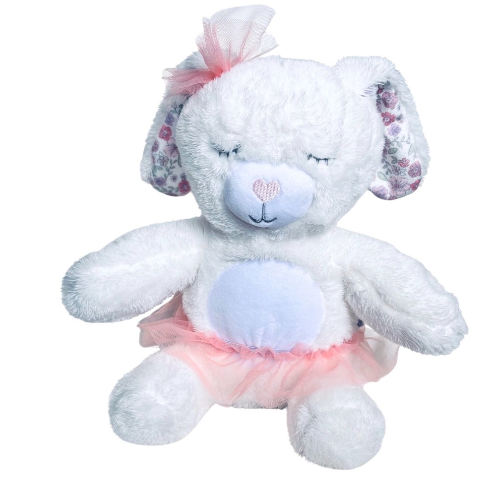 Dreamgro Bunny Rabbit Crib Hanger Color Changing Lullaby  Plush Baby Soother